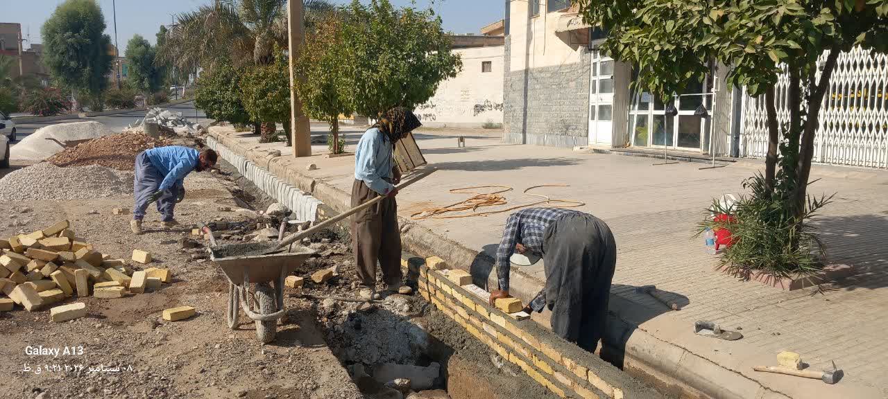 ساماندهی و بهسازی شبکه دفع آب‌های سطحی در مرکز شهر